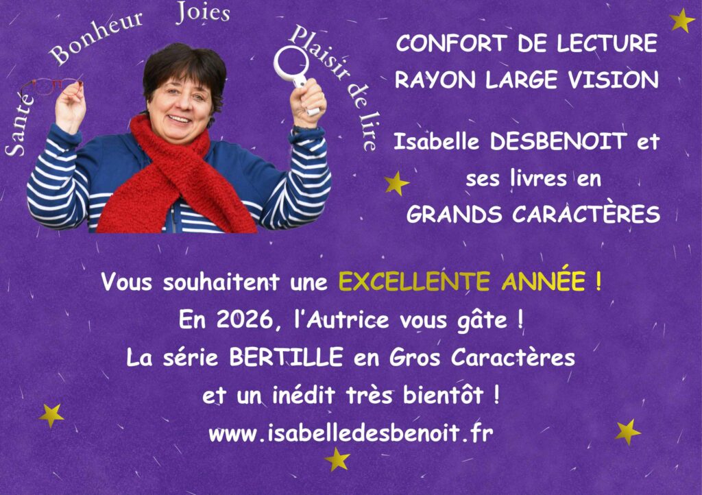 les voeux 2026 de l'autrice Isabelle Desbenoit